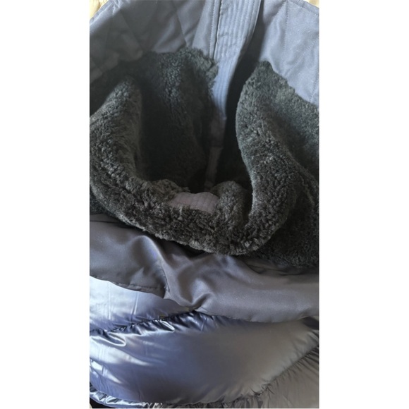 BURBERRY Hooded Parka Coat w Shearling - Picture 4 of 6